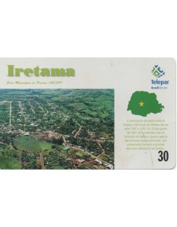 SERIE MUNICIPIOS DO PARANA 155 DE 399 - IRETAMA