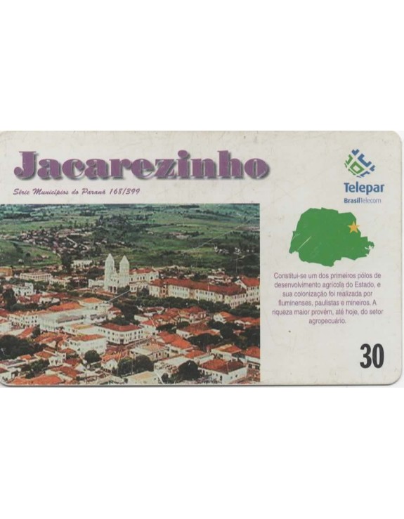 SERIE MUNICIPIOS DO PARANA 168 DE 399 - JACAREZINHO