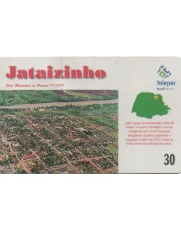 SERIE MUNICIPIOS DO PARANA 177 DE 399 - JATAIZINHO