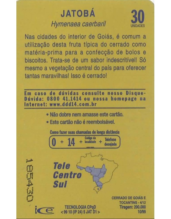 JATOBA - HYMENAEA CAERBARIL - TELEGOIAIS