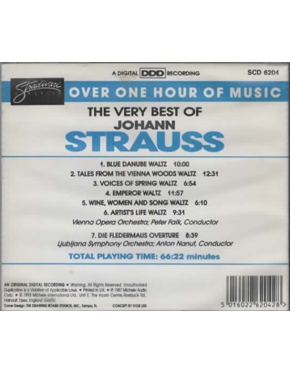 JOHANN STRAUSS - THE VERY BEST OF