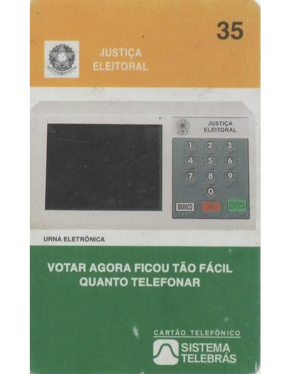 JUSTIÇA ELEITORAL - VOTAR AGORA FICOU TAO FACIL QUANTO TELEFONAR