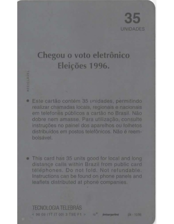 JUSTIÇA ELEITORAL - VOTAR AGORA FICOU TAO FACIL QUANTO TELEFONAR