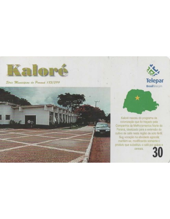 SERIE MUNICIPIOS DO PARANA 183 DE 399 - KALORE