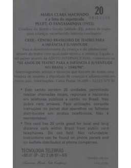 MARIA CLARA MACHADO E A FOTO DO ESPETACULO PLUFT O FANTASMINHA - 1955