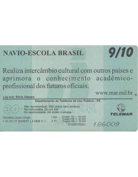 MARINHA 500 ANOS - NAVIO ESCOLA BRASIL 09/10