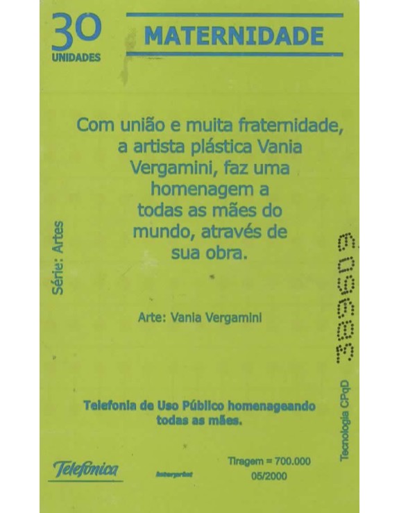 TELEFONICA - SERIE ARTES - MATERNIDADE