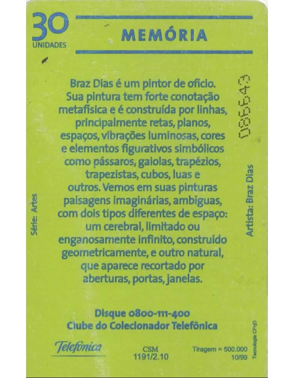 TELEFONICA - SERIE ARTES - MEMORIA