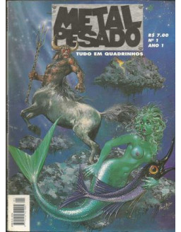 METAL PESADO TUDO EMM QUADRINHOS 01 ANO 1