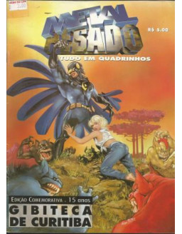 METAL PESADOS TUDO EM QUADRINHOS EDIÇAO COMEMORATIVA  15 ANOS