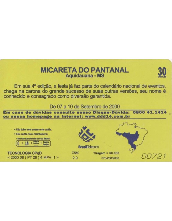 MICARETA DO PANTANAL - TELEMS
