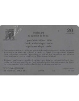 TELEPAR - MIDIACARD O OUTDOOR DE BOLSO - ANUNCIE AQUI