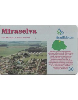 SERIE MUNICIPIOS DO PARANA 223 DE 399 - MIRASELVA