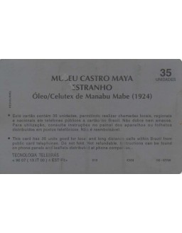 SERIE MUSEUS - MUSEU CASTRO MAYA - ESTRANHO OLEO/CELUTEX DE MANABU MABE 