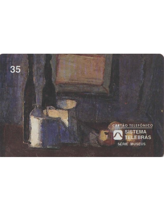 SERIE MUSEUS - MUSEU CASTRO MAYA - NATUREZA MORTA OLEO/TELA DE IBERE CAMARGO 1914-1994
