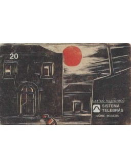 SERIE MUSEUS - MUSEU CASTRO MAYA - TARDE  XILUGRAVURA DE OSWALDO GOELDI 1895-1961