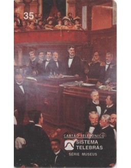 SERIE MUSEUS - MUSEU DA REPUBLICA - RIO DE JANEIRO - RJ - COMPROMISSO CONSTITUCIONAL OLEO/TELA DE AURELIO DE FIGUEIREDO