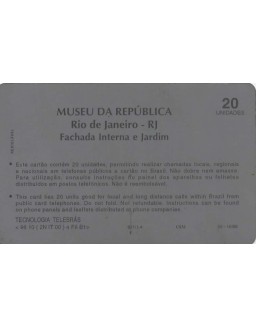 SERIE MUSEUS - MUSEU DA REPUBLICA - RIO DE JANEIRO - RJ - FACHADA INTERNA E JADIM