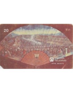 SERIE MUSEUS - MUSEU DA REPUBLICA - RIO DE JANEIRO - RJ - LEQUE ALUSIVO A PROCLAMAÇAO DA REPUBLICA DE CH AURANT