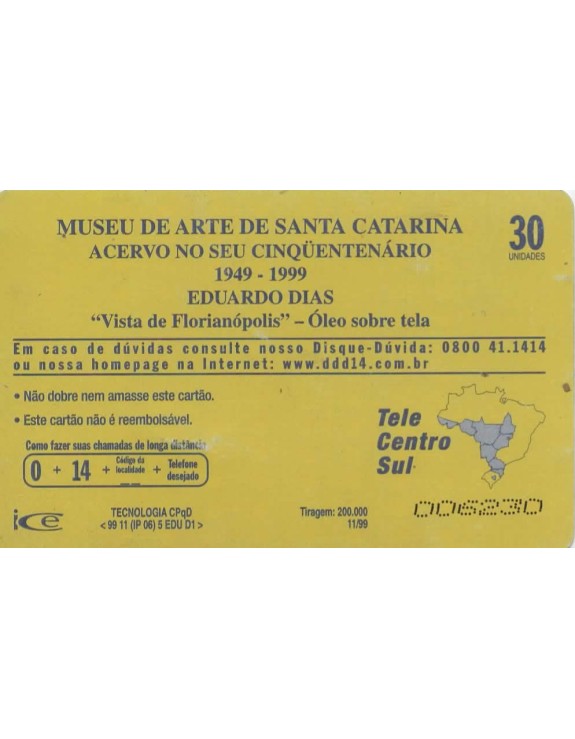 MUSEU DE ARTE DE SANTA CATARINA - EDUARDO DIAS - TELESC