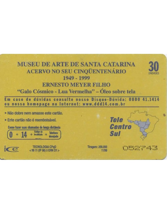 MUSEU DE ARTE DE SANTA CATARINA - ERNESTO MEYER FILHO - TELESC