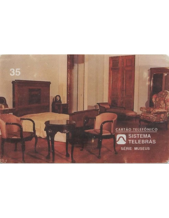 SERIE MUSEUS - MUSEU DA REPUBLICA - RIO DE JANEIRO - RJ - APOSENTO DO PRESIDENTE GETULIO VARGAS