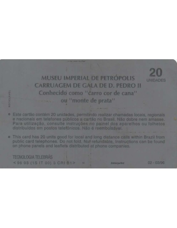 SERIE MUSEUS - MUSEU IMPERIAL DE PETROPOLIS - CARRUAGEM DE GALA DE D. PEDRO II