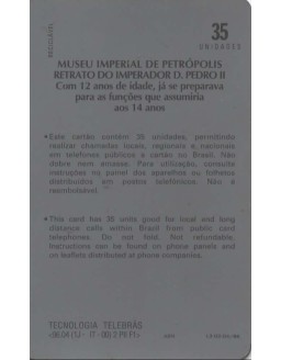SERIE MUSEUS - MUSEU IMPERIAL DE PETROPOLIS - RETRATO DO IMPERADOR D. PEDRO II