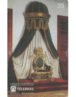 SERIE MUSEUS - MUSEU IMPERIAL DE PETROPOLIS - TRONO DO IMPERADOR