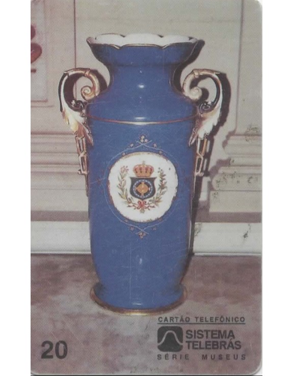 SERIE MUSEUS - MUSEU NACIONAL/UFRJ - PORCELANA FRANCESA COM O BRASAO DO IMPERIO DO BRASIL