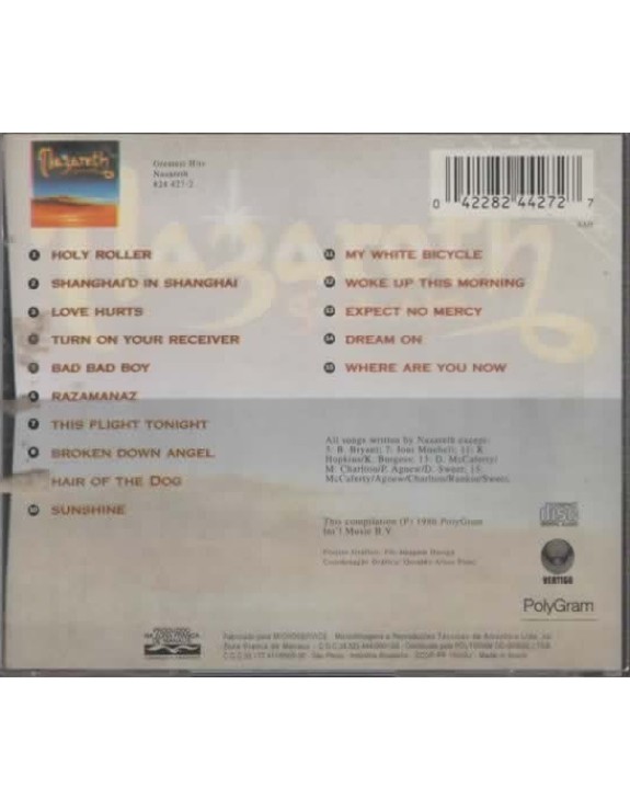 NAZARETH GREATEST HITS