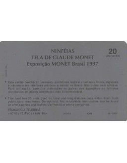 NINFEIAS -TELE DE CLAUDE MONET - EXPOSIÇAO  MONET BRASIL 1997