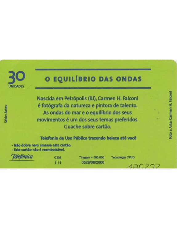 TELEFONICA - SERIE ARTES - O EQUILIBRIO DAS ONDAS