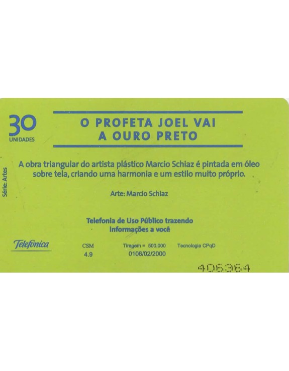TELEFONICA - SERIE ARTES - O PROFETA JOEL VAI A OURO PRETO