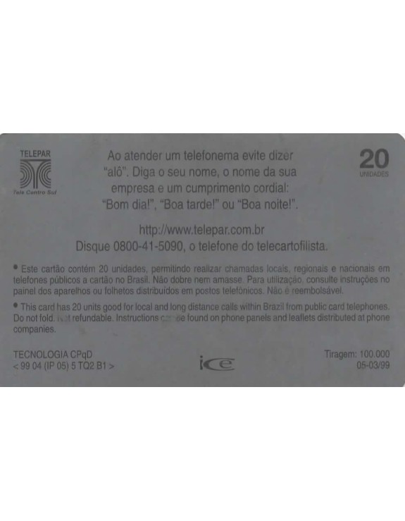 OS 10 TOQUES TELEPAR - TOQUE 02