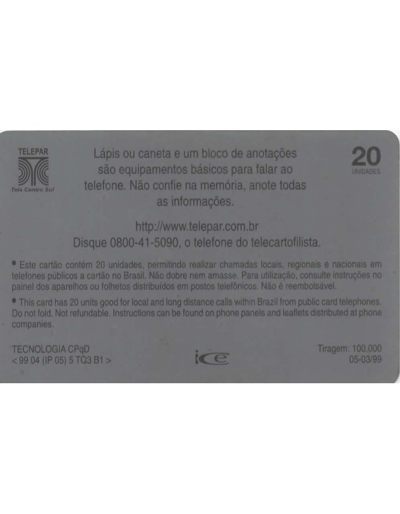 OS 10 TOQUES TELEPAR - TOQUE 03