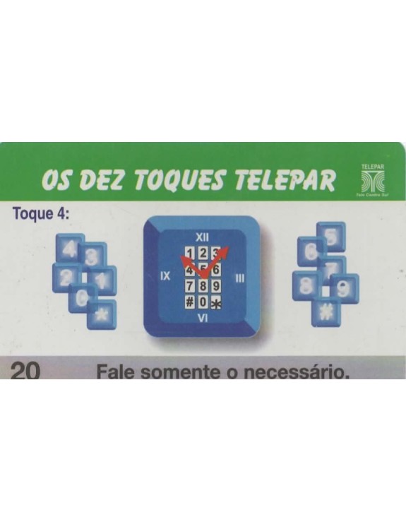 OS 10 TOQUES TELEPAR - TOQUE 04