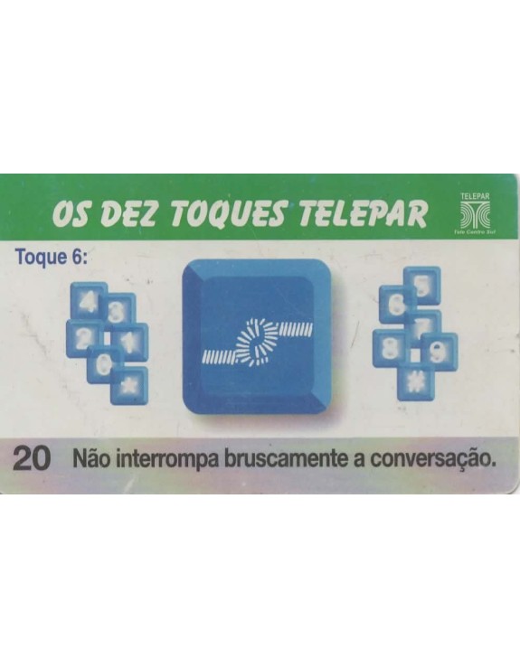 OS 10 TOQUES TELEPAR - TOQUE 06