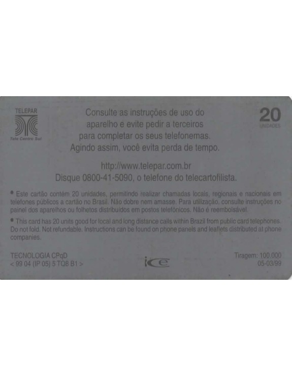 OS 10 TOQUES TELEPAR - TOQUE 08