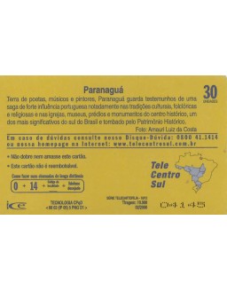 SERIE TELECARTOFILIA 10/12 - PARANAGUA