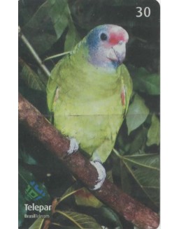 SERIE PARQUE DAS AVES 13/13 - PAPAGAIO DE CARA ROXA