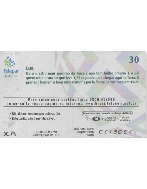 SERIE PLANETAS 01/10 - LUA