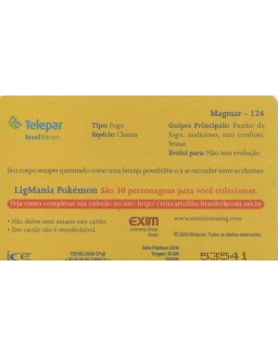 LIGMANIA POKEMON 22/30 - MAGMAR