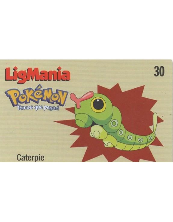 LIGMANIA POKEMON 13/30 - CATERPIE