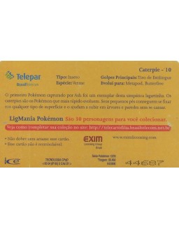 LIGMANIA POKEMON 13/30 - CATERPIE
