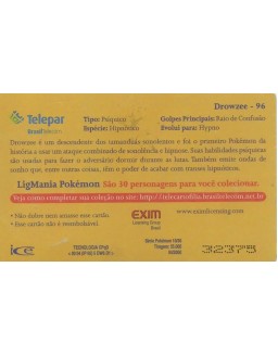 LIGMANIA POKEMON 10/30 - DROWZEE