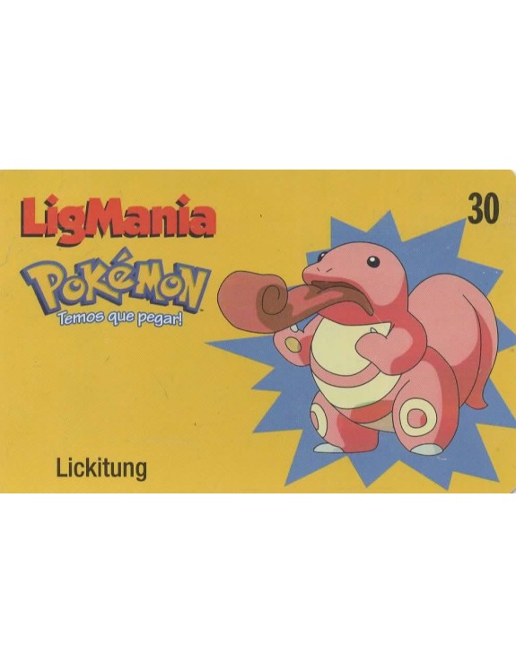 LIGMANIA POKEMON 27/30 - LICKITUNG