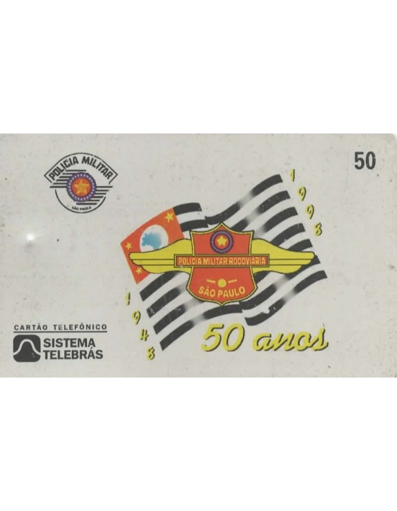 POLICIA MILITAR RODOVIARIA SE SAO PAULO - 50 ANOS