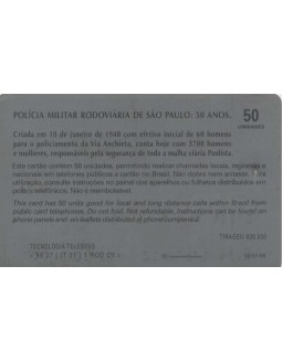 POLICIA MILITAR RODOVIARIA SE SAO PAULO - 50 ANOS