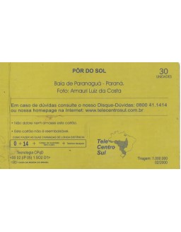 POR DO SOL - BAIA DE PARANAGUA - PARANA